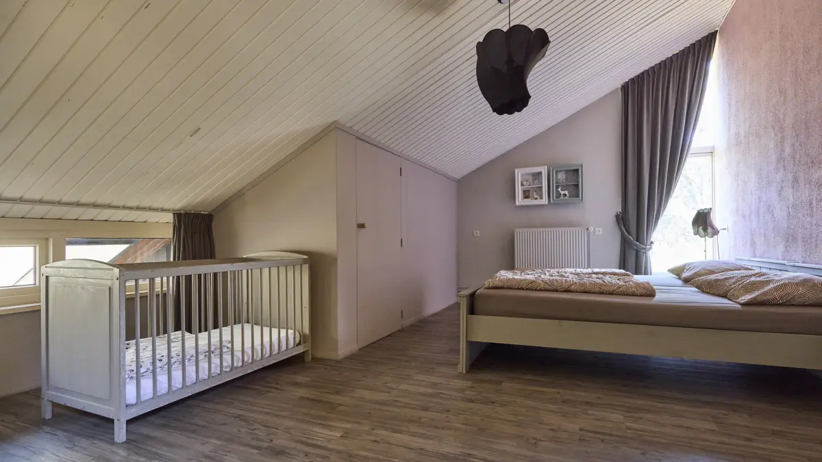 Ter Spegelt Bos Villa slaapkamer 2pers kinderbed LR