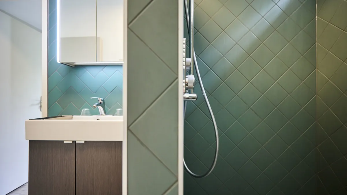 Ter Spegelt Bos Villa douche