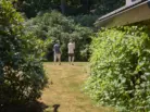 Ter Spegelt Bos Villa tuin vader opa baby wandelen HR