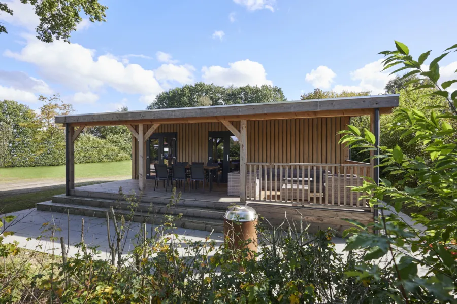 TerSpegelt vooraanzicht Chalet