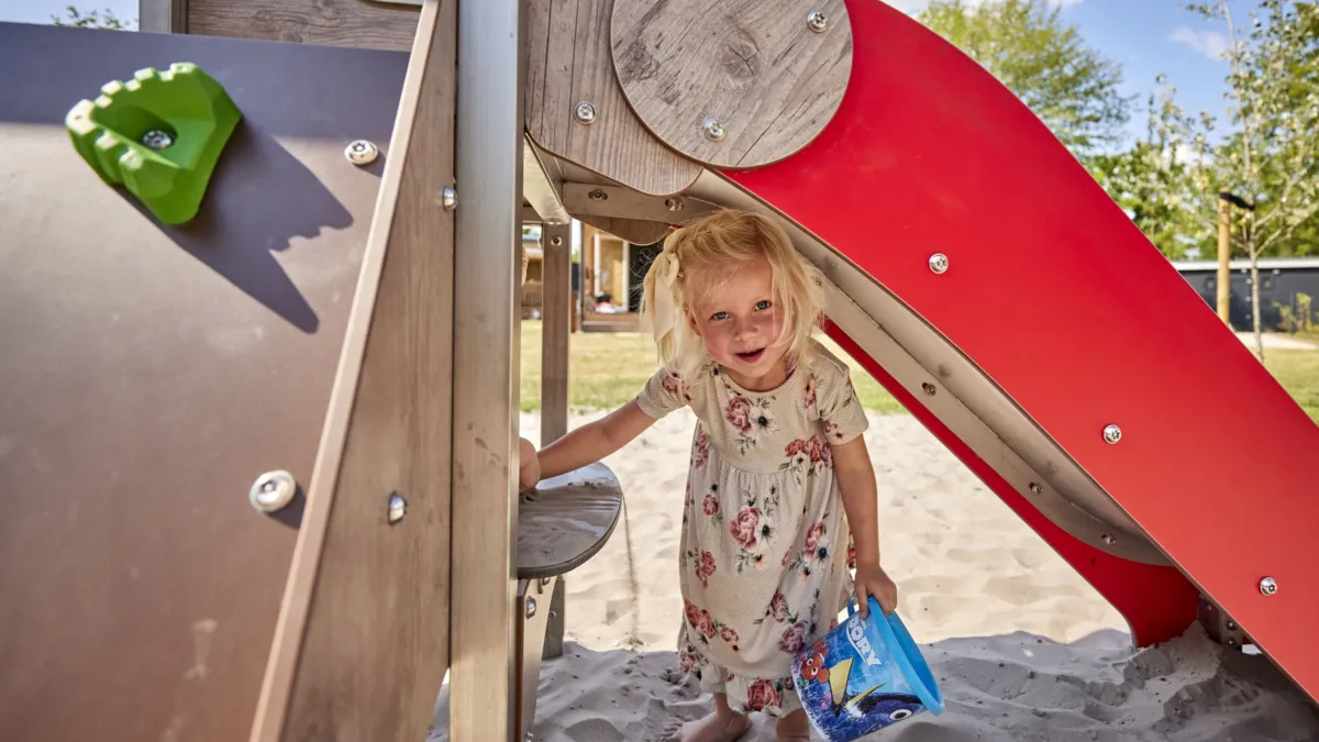 Ter Spegelt Chalet53 meisje speeltuin