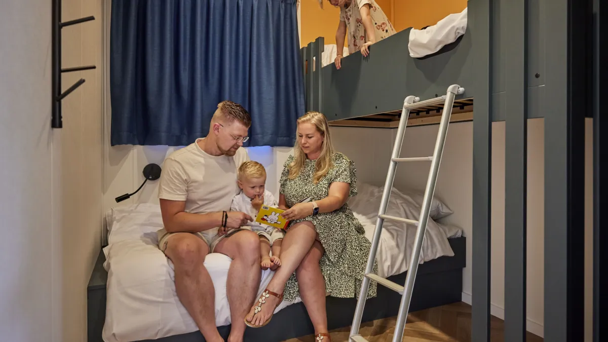 Ter Spegelt Chalet53 slaapkamper stapelbed voorlezen HR bijgesneden