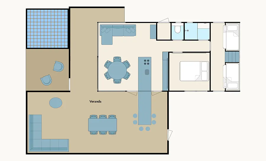 Plattegrond Panorama Chalet