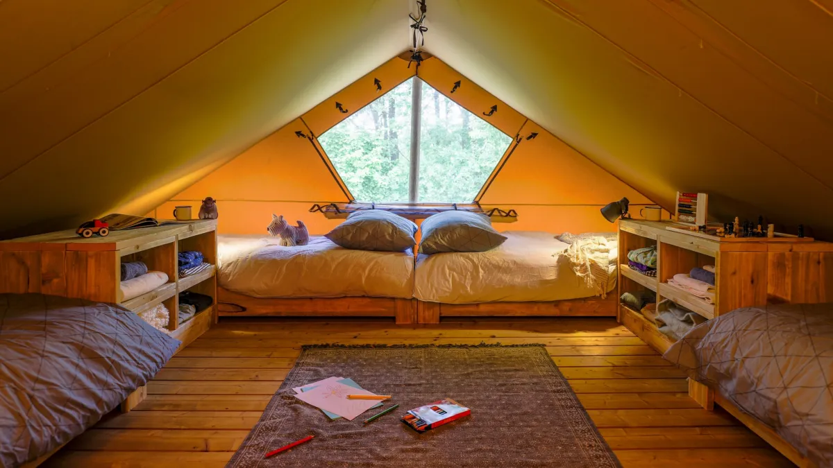 TerSpegelt WaterLodge slaapkamer