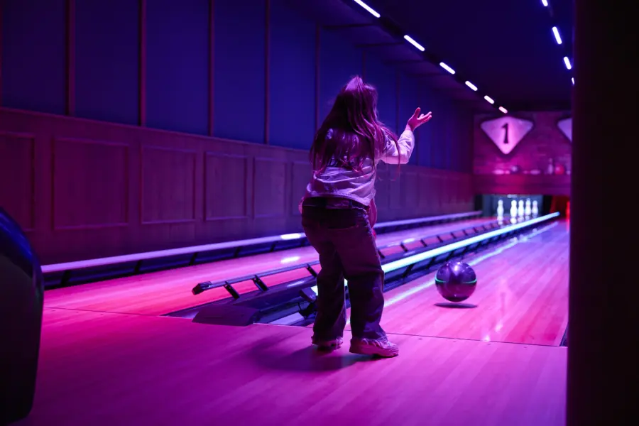 Bowling Pub bowling banen meisje MR