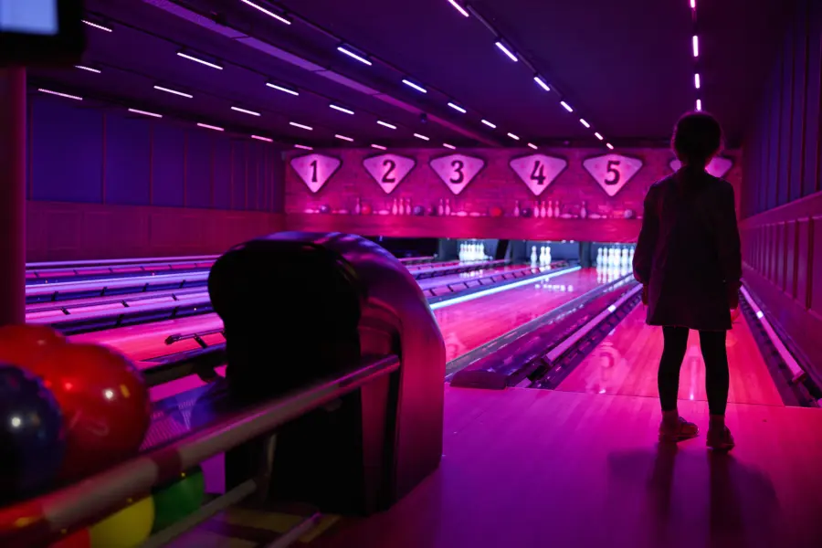 Bowling Pub bowling banen kind MR