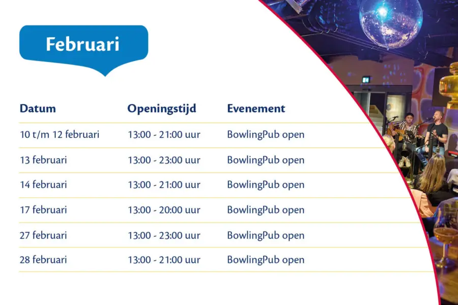 Bowlen februari 2027