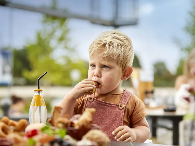 Ter Spegelt Kindje eet kip Wijde Blick HR