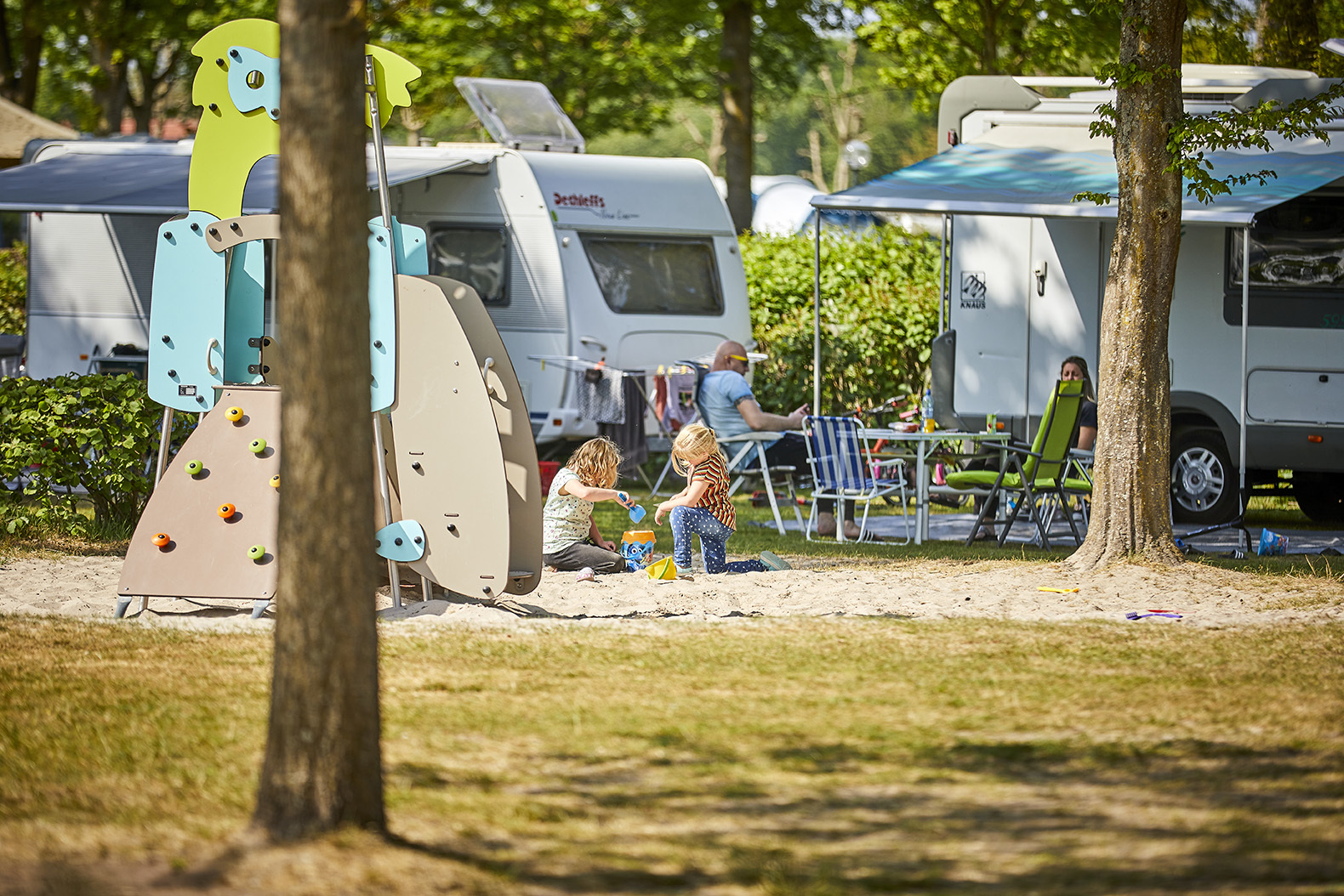Comfort kampeerplaats kinderveld.