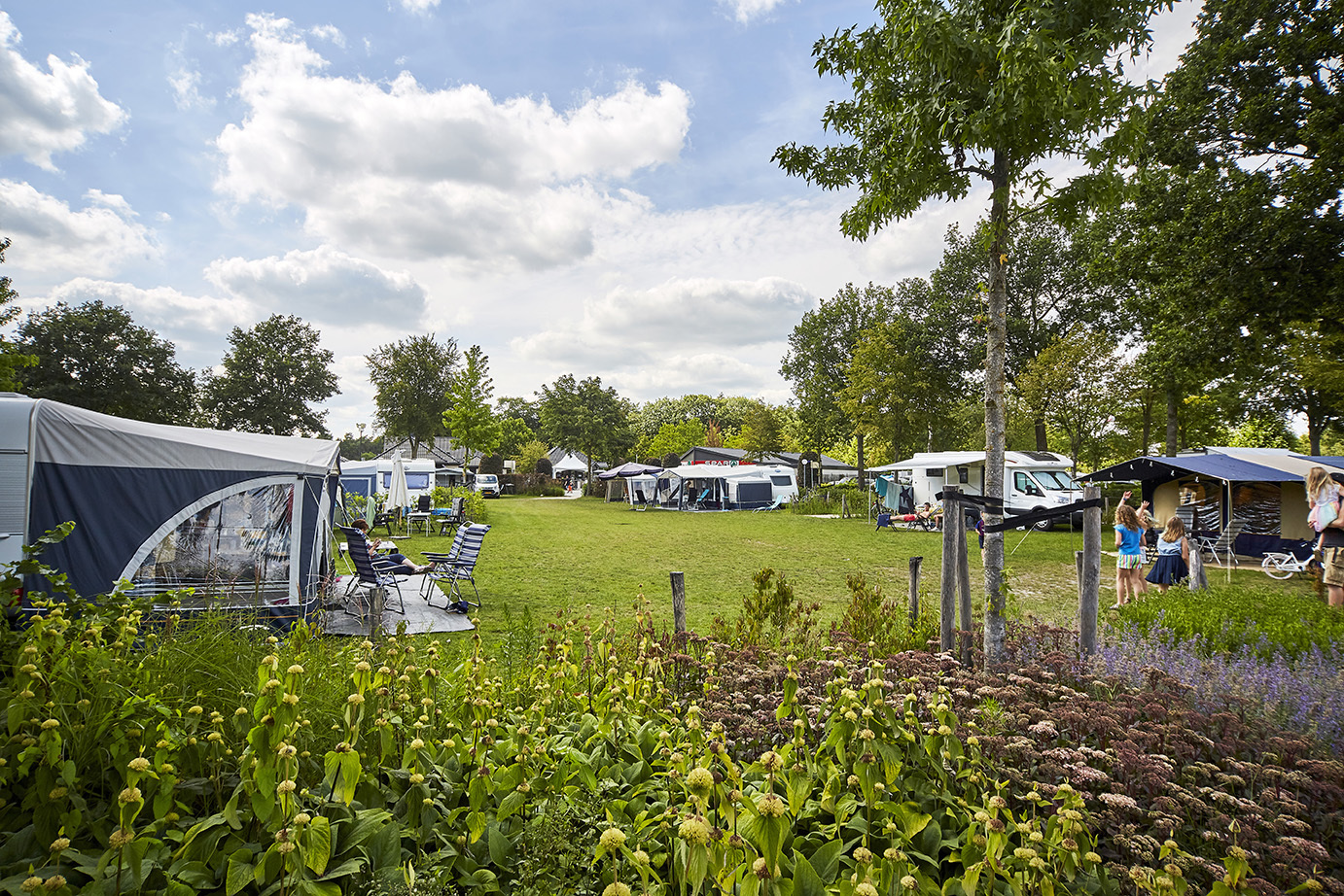 Comfort kampeerplaats.