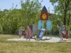 Ter Spegelt kampeerplaats kinder prive sanitair speeltoestel kinderen LR