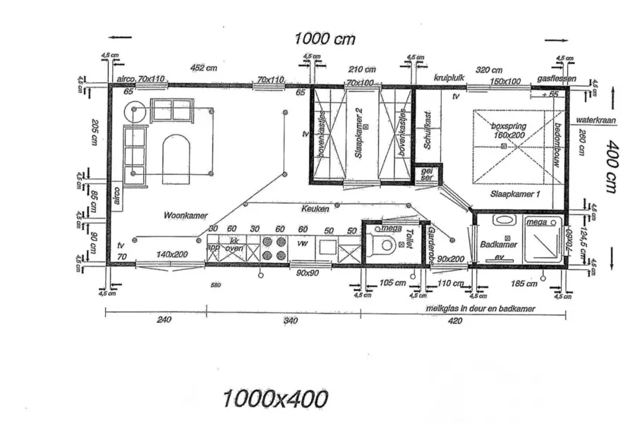 Caravan 59 6 plattegrond