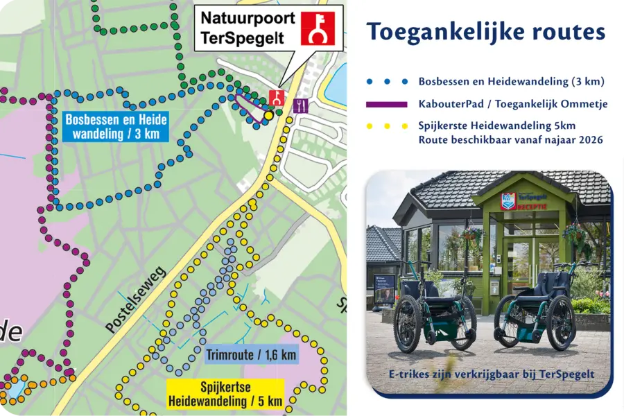 Routekaart toegankelijke routes lr