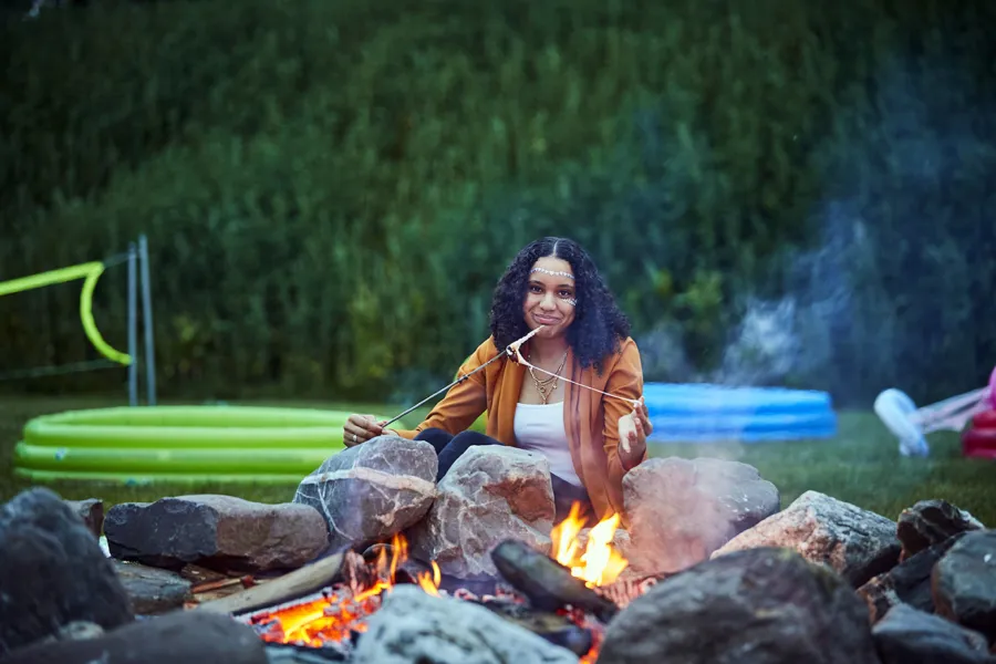 Ter Spegelt pop up camping kampvuur marshmallows LR NIET GEBRUIKEN